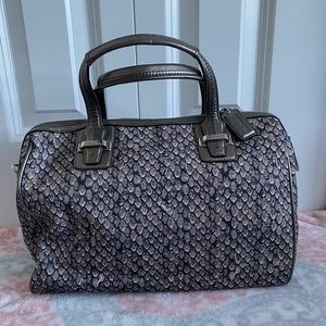 Vintage top handle coach bag with long strap
